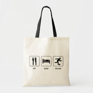 Eat Sleep Soccer Tote Bag