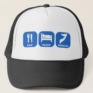 Eat Sleep Somalia Trucker Hat