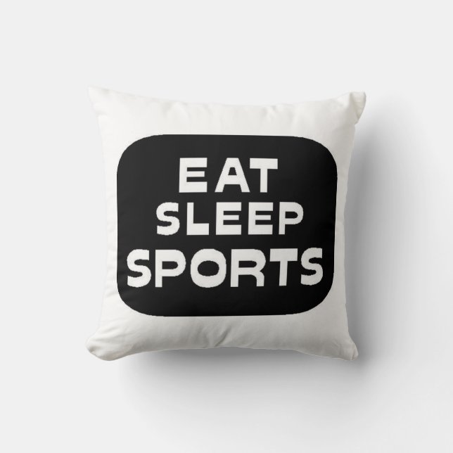 Eat Sleep Sports Cushion (Front)