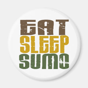 Eat Sleep Sumo 1 Magnet