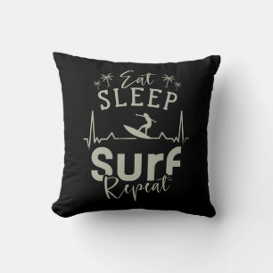 Eat Sleep Surf Repeat Cushion