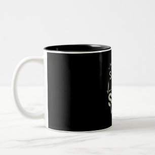 Eat Sleep Surf Repeat Two-Tone Coffee Mug