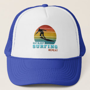 Eat Sleep Surfing Repeat Port Authority® Backpack Trucker Hat