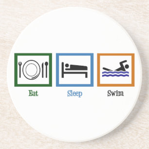 Eat Sleep Swim Coaster