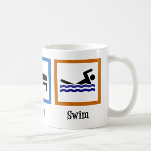 Eat Sleep Swim Coffee Mug