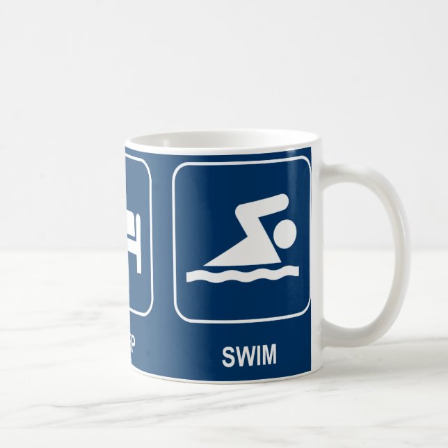 Eat Sleep Swim Mug (Right)