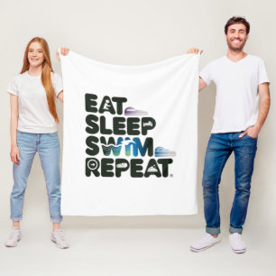 Eat Sleep Swim Repeat - Cosy Swim Blanket