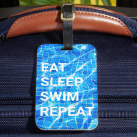 Eat Sleep Swim Repeat Swimming Pool Aquatic