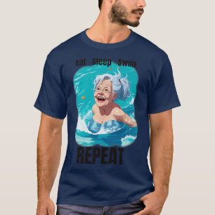 Eat sleep swim repeat T-Shirt