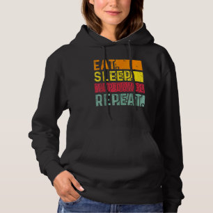 Eat Sleep Tap Dance Repeat Dancing Dancer Retro Vi Hoodie