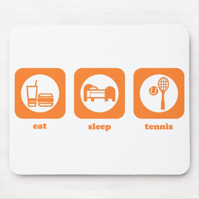 Eat. Sleep. Tennis. Mousepad (Front)