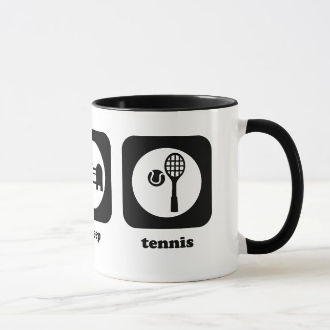Eat. Sleep. Tennis. Mug (Right)