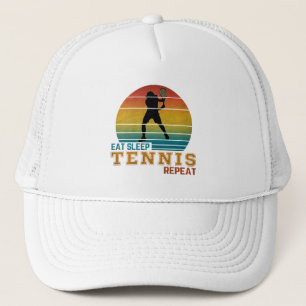 Eat Sleep Tennis Repeat Trucker Hat