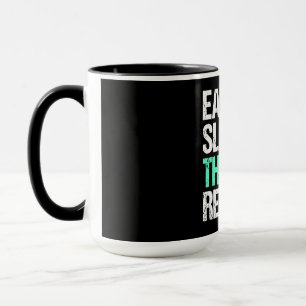 Eat Sleep Theatre Repeat Funny Actor Actress Gift Mug