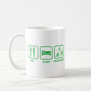 Eat Sleep Triathlon Coffee Mug