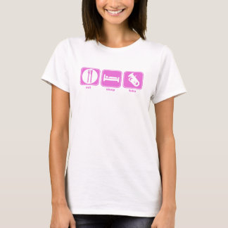 eat sleep tuba pink T-Shirt