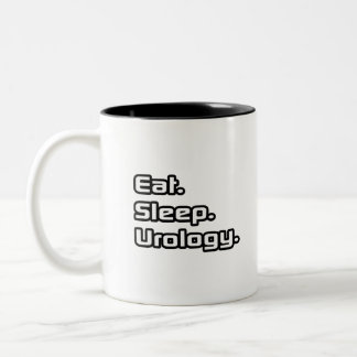 Eat. Sleep. Urology. Two-Tone Coffee Mug