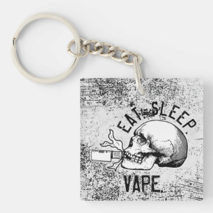 Eat. Sleep. Vape.  Pro Vaping  T-Shirt Key Ring