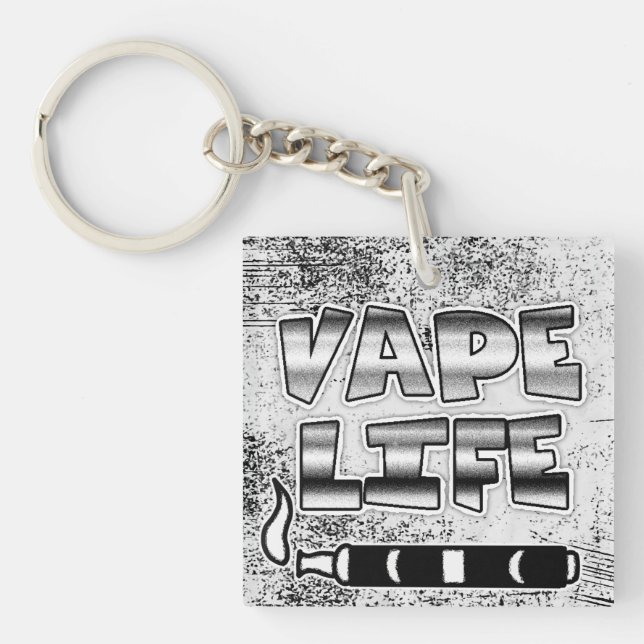 Eat. Sleep. Vape. Vape Life. Pro Vaping  T Key Ring (Front)