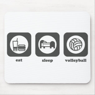 Eat. Sleep. Volleyball. Mousepad