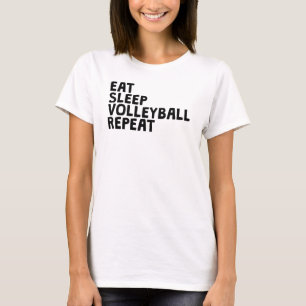 Eat Sleep Volleyball Repeat T-Shirt