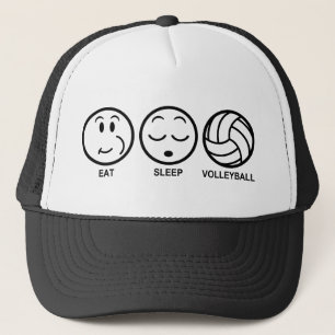 Eat Sleep Volleyball Trucker Hat