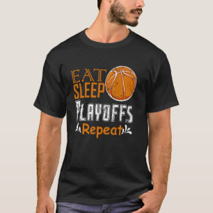 Eat Sleep Watch Basketball Repeat College March To T-Shirt