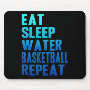 Eat Sleep Water Sketll Repeat Summer Sports Tropic Mouse Pad