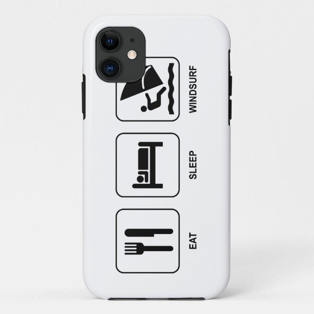 Eat Sleep Windsurf Case-Mate iPhone Case (Back)