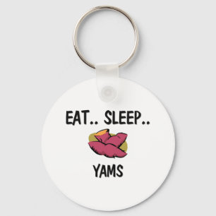 Eat Sleep YAMS Key Ring