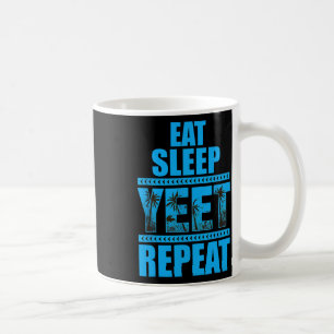 Eat Sleep Yeet Repeat Vintage  Coffee Mug