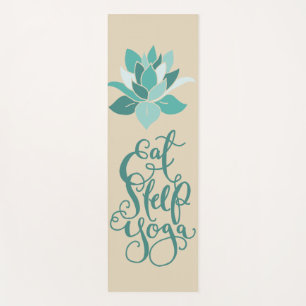 Eat Sleep Yoga Lotus Mat