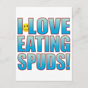 Eat Spuds Life B Postcard