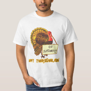 Eat Sufganiyot Funny Thanksgiving Hanukkah Tee