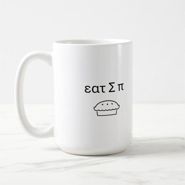 Eat sum pie mug (Left)