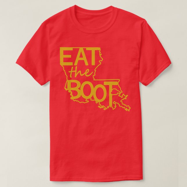 Eat the Boot OG Metallic Gold TShirt (Design Front)