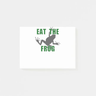 Eat The Frog - Entrepreneur Motivation Quote Post-it Notes