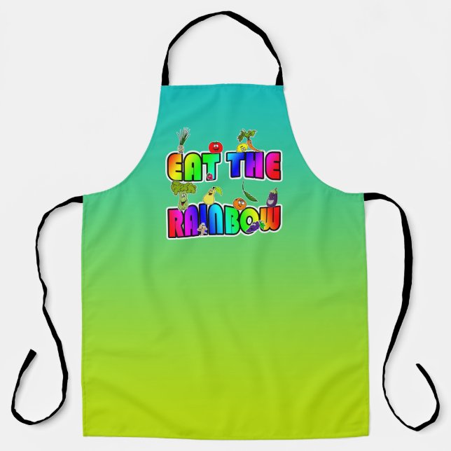 eat the rainbow apron (Front)