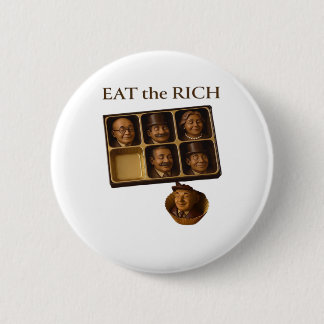 Eat The Rich Classic 6 Cm Round Badge