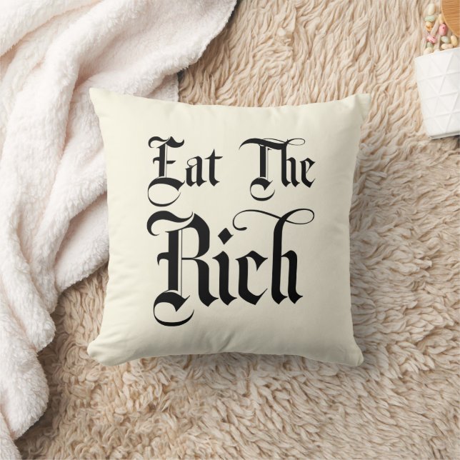 Eat The Rich  Cushion (Blanket)