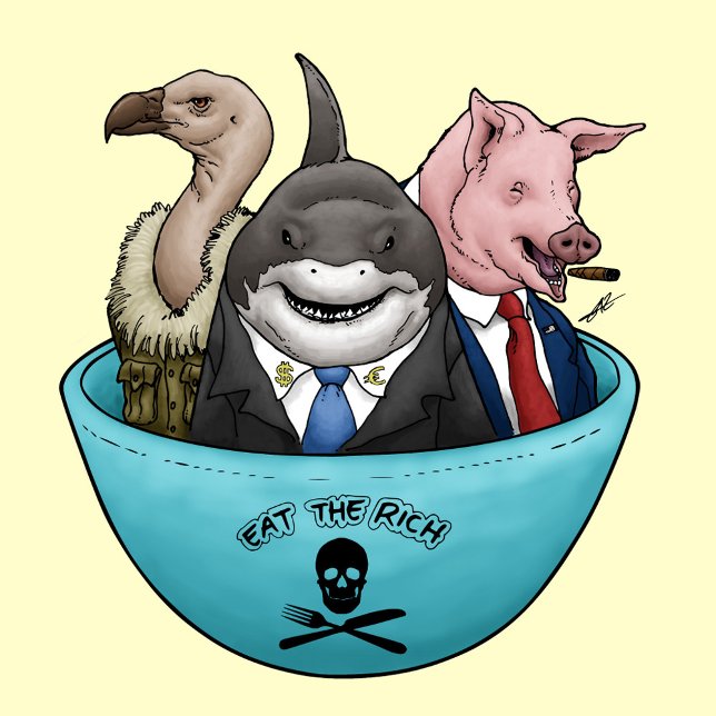 Eat The Rich T-Shirt (Creator Uploaded)