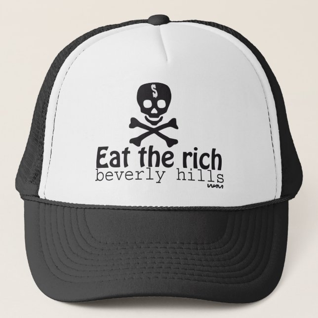 EAT THE RICH TRUCKER HAT (Front)