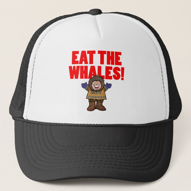 Eat the Whales Trucker Hat (Front)
