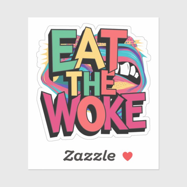 Eat the Woke Stickers (Sheet)