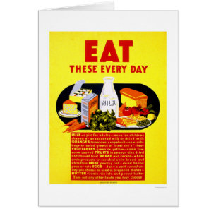 Eat These Every Day 1942 WPA
