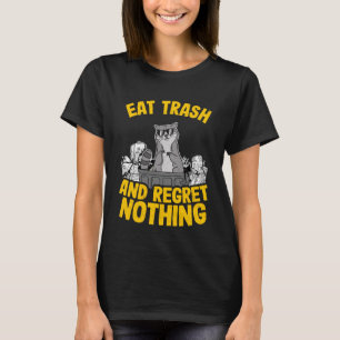 Eat Trash And Regret Nothing Racoon Pullover Hood