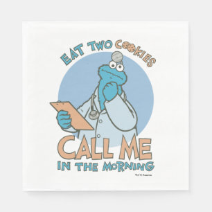 Eat Two Cookies, Call Me in the Morning Napkin
