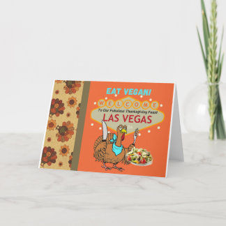Eat Vegan Las Vegas Thanksgiving Card