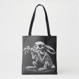 Eat Veggies – Dead Rabbit by BurnsInHell Tote Bag