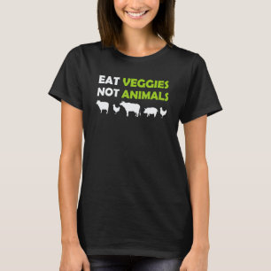 Eat Veggies Not Animals Vegan Animal T-Shirt